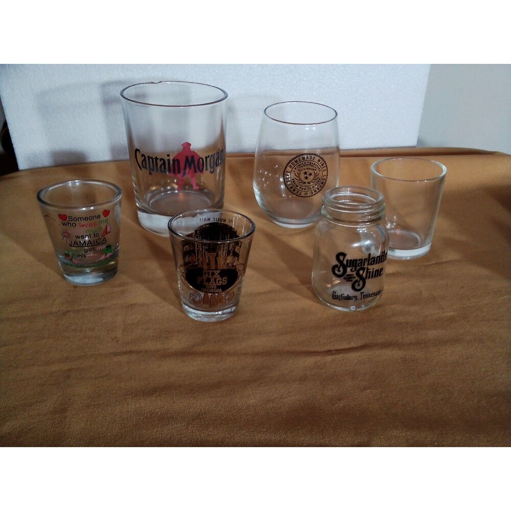 Shot Glass Combo With 2 Drinking Glasses